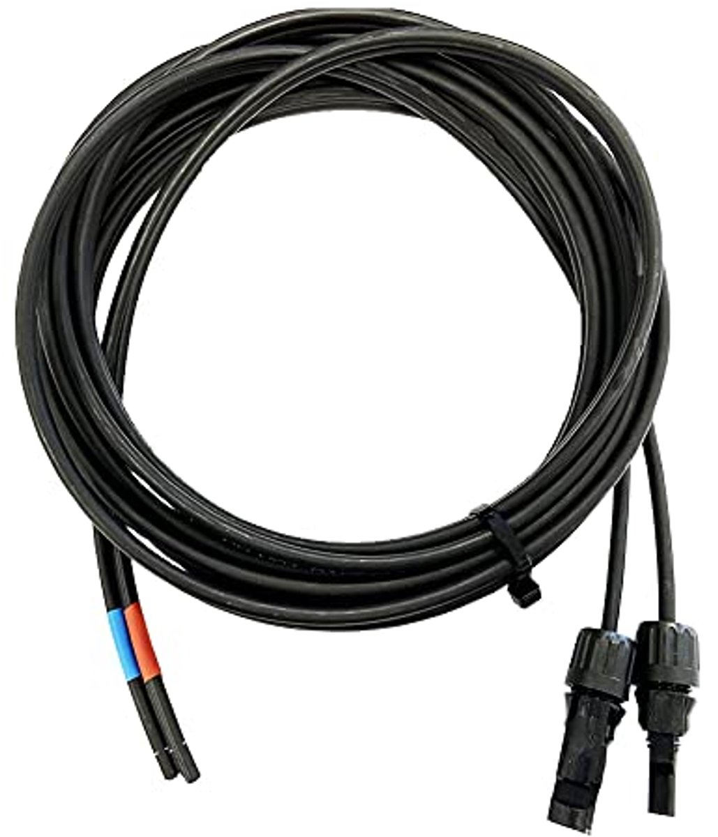 Zonne-verlengkabel 10 m 10 mm² met zonnestekker voor zonnepanelen