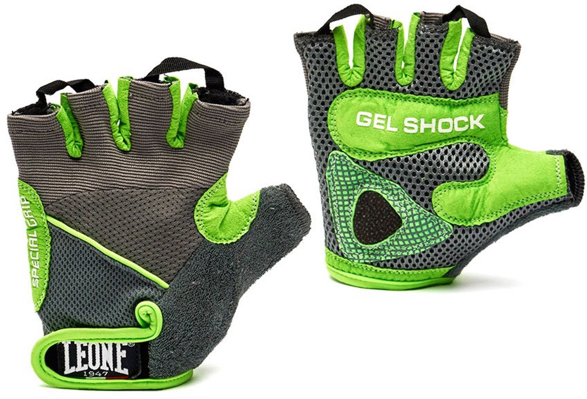 Leone1947 Bodybuilding Trainingshandschoenen Grijs S Man,Vrouw
