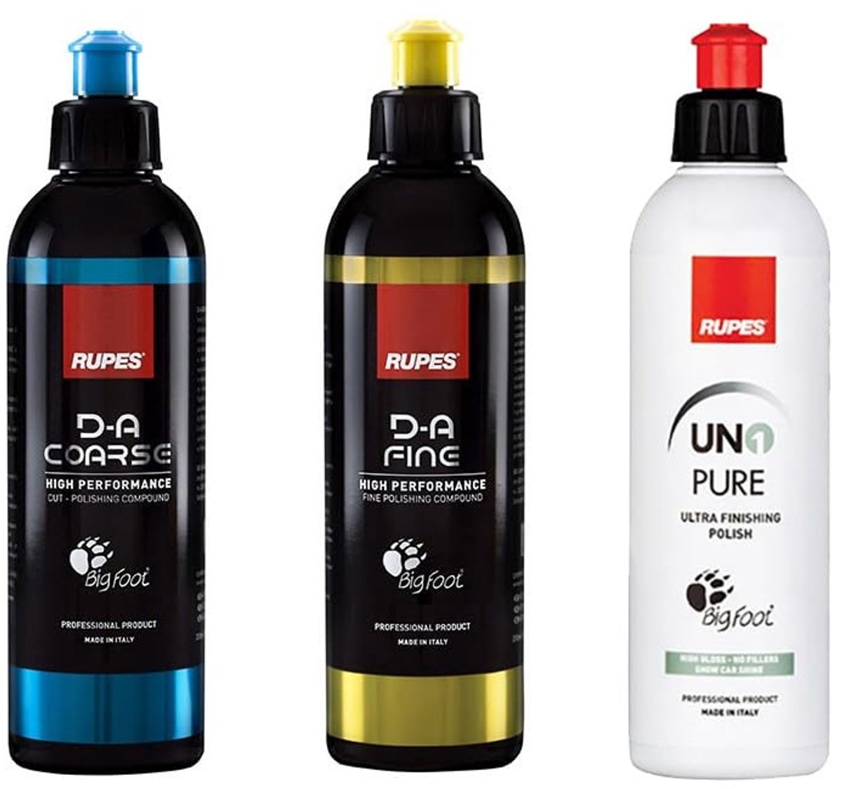 Polijstpasta set 3-traps systeem voor optimaal lakonderhoud (750 ml)