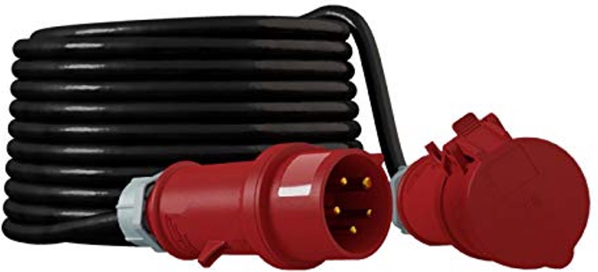 CEE Verlengkabel 400V 16A IP44 - Krachtstroomkabel 5x2,5mm2 - 40 meter