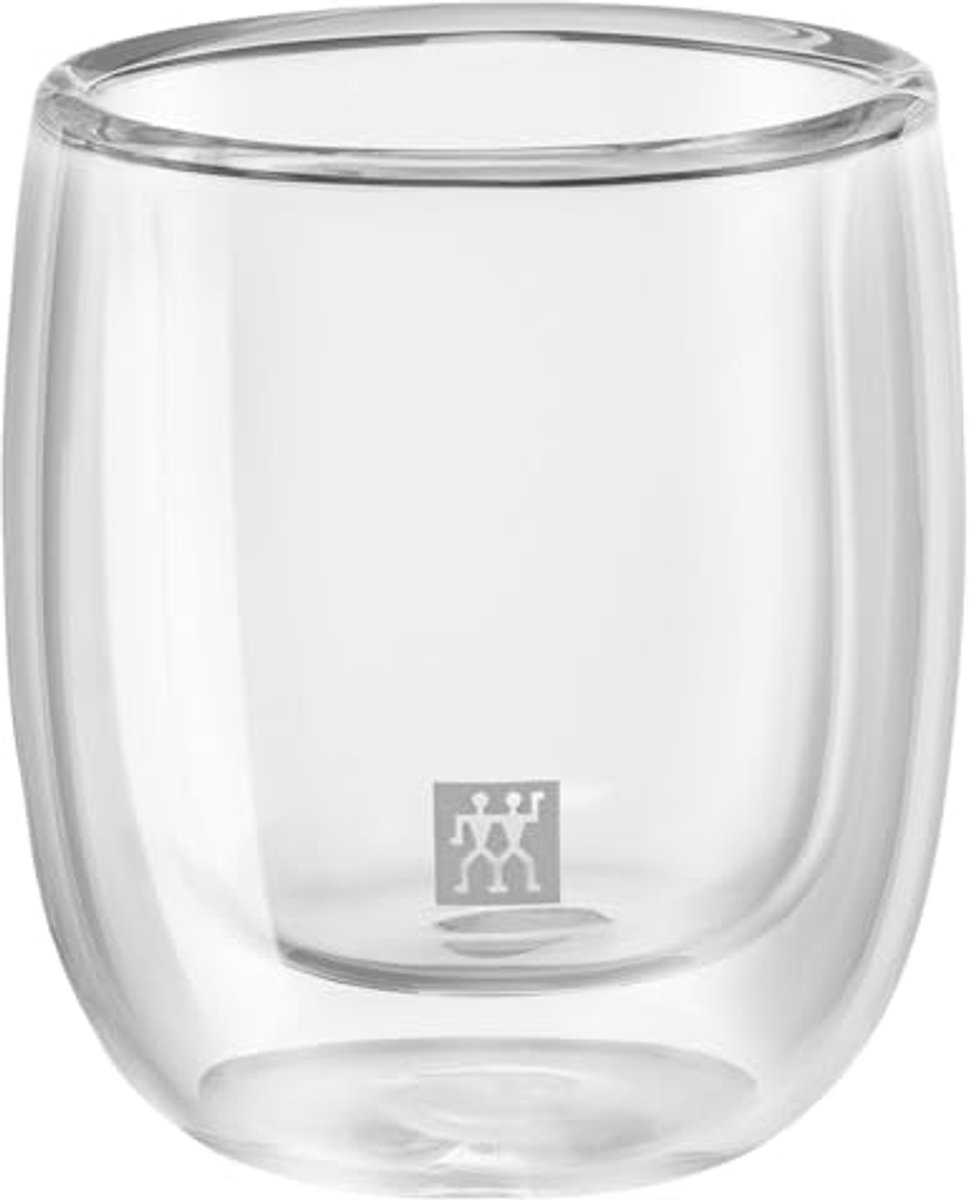 Dubbelwandig espresso glas 80 ml - set van 2