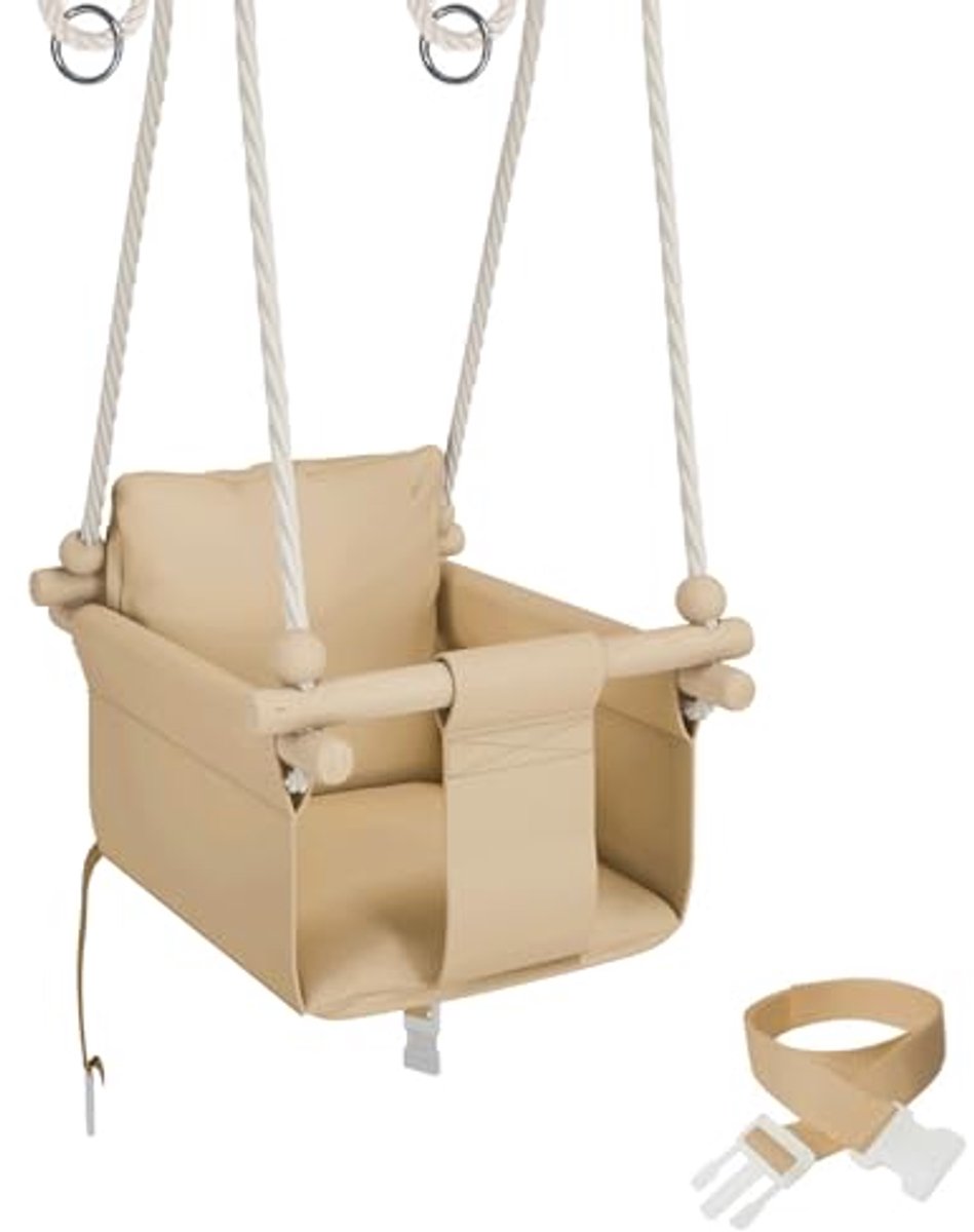 Babyschommel Hout voor Binnen - Veilig en Comfortabel voor Kinderen vanaf 1 Jaar