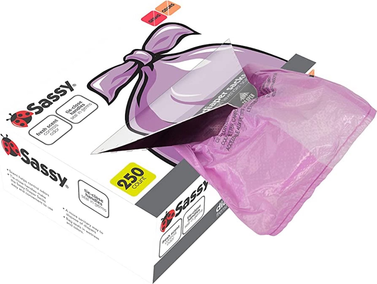 Image of 250ct Luierzakken - Lavendelgeur voor Hygiënische Verzorging
