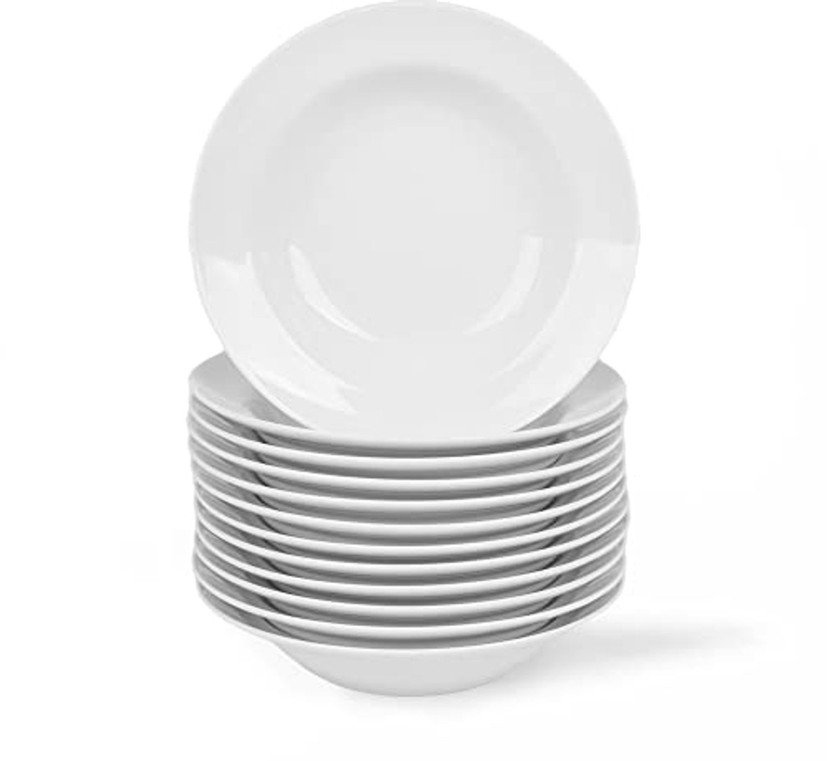 Set van 12 Soepborden 23 cm - Hoge Kwaliteit Porselein