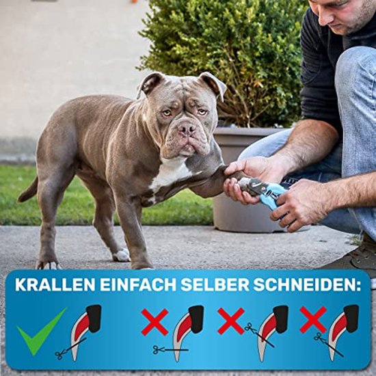 Klauwschaar voor honden, katten en kleine dieren,Professionele klauwentang met veiligheids bescherming, veiligheidsslot en nagelvijl