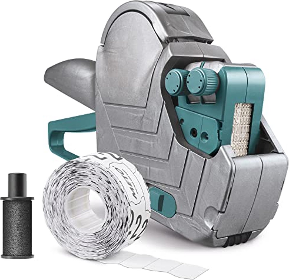 Ergonomische 2-regelige prijstang set voor 22x16 mm etiketten