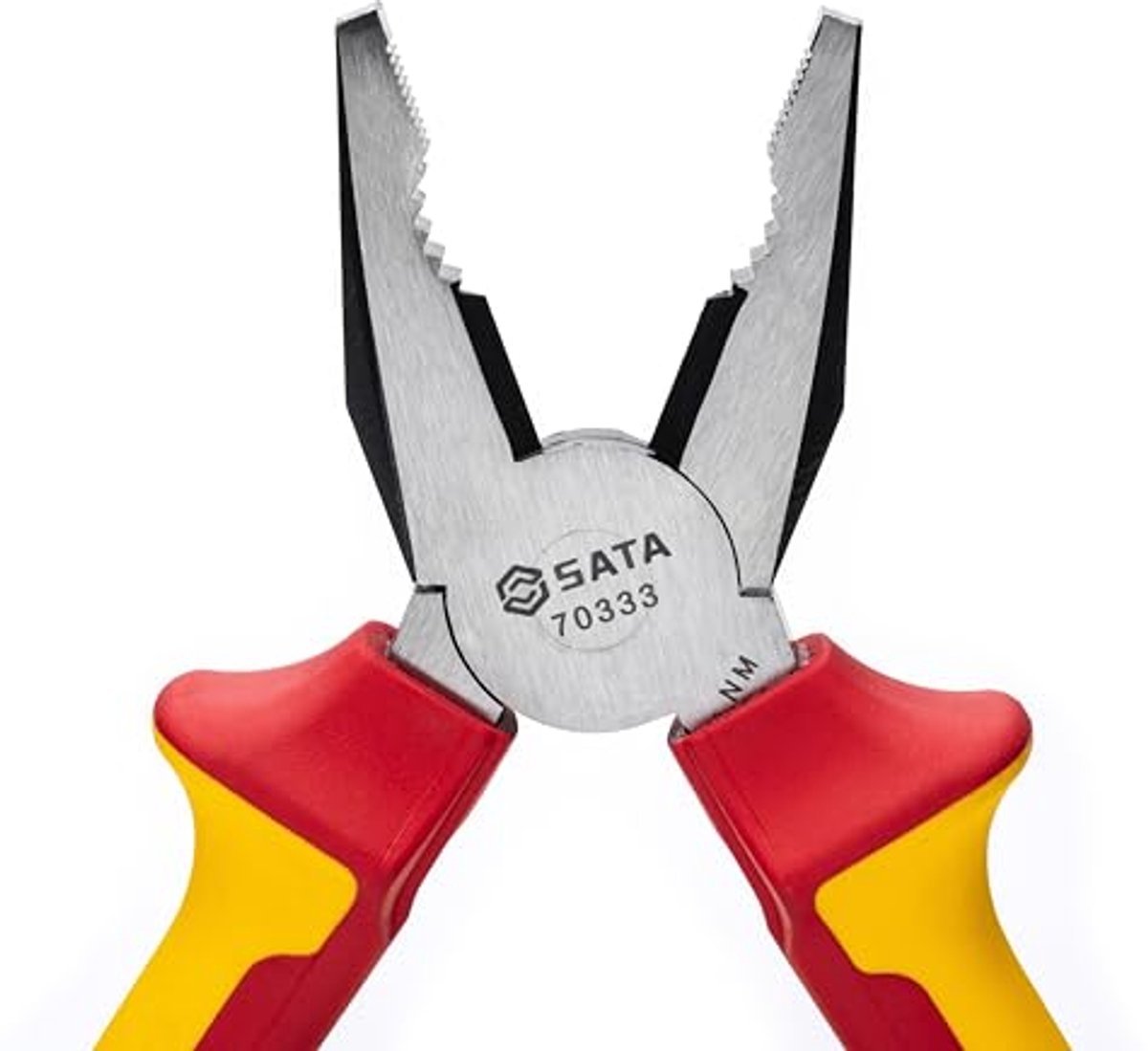 VDE geïsoleerde tangenset - 3-delige set met 8-inch grijptang, 6-inch diagonale en lange neus