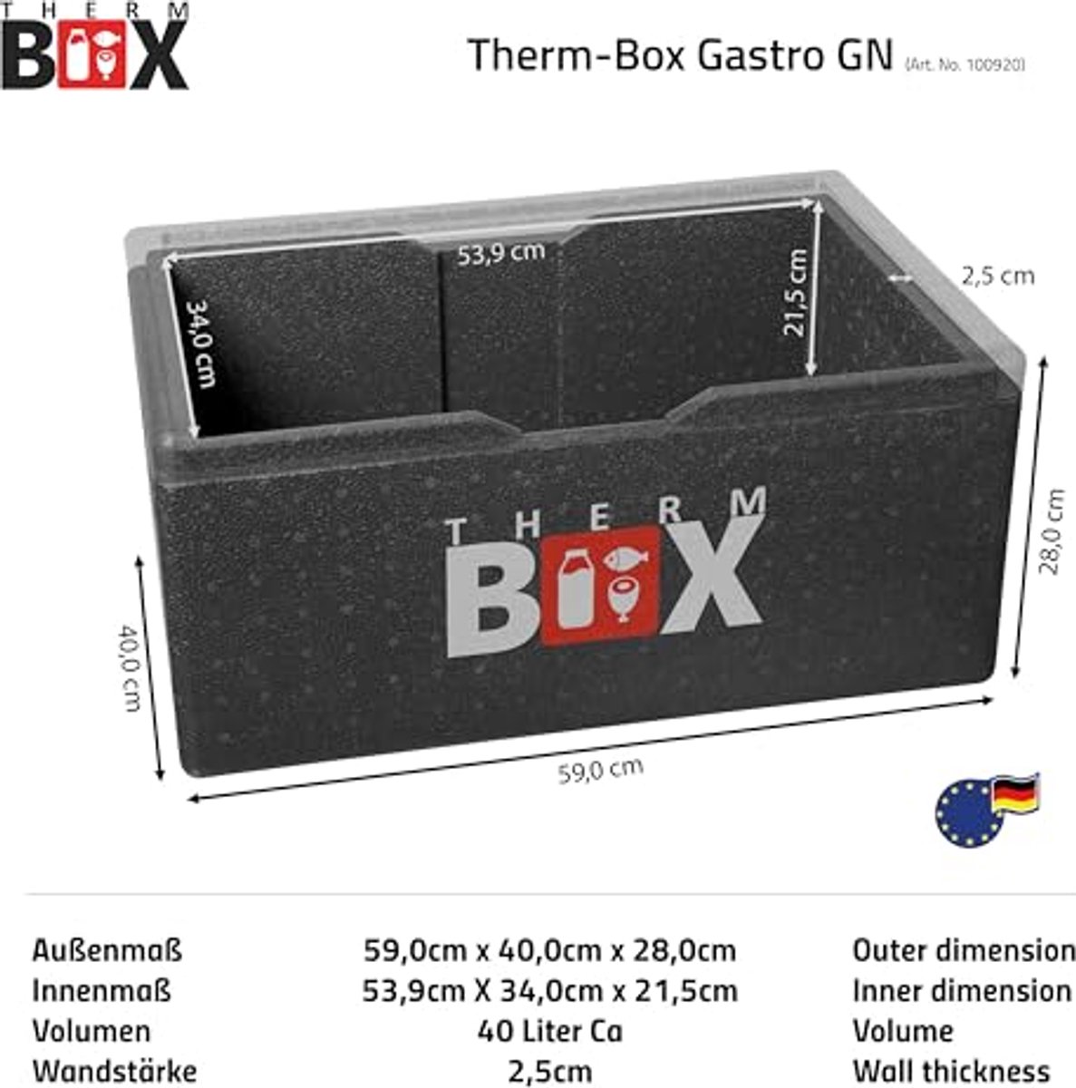 Thermische Transportboxen - Stapelbaar, 5 tot 80 Liter, Voor Warm & Koud Vervoer