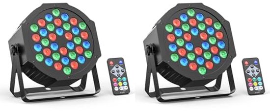 UKing 6 * 18W batterij led par schijnwerper oplaadbare RGBWA UV disco licht schijnwerper podium licht met afstandsbediening, ondersteunt APP/2,4 GHz/DMX-besturing voor DJ Party bruiloften