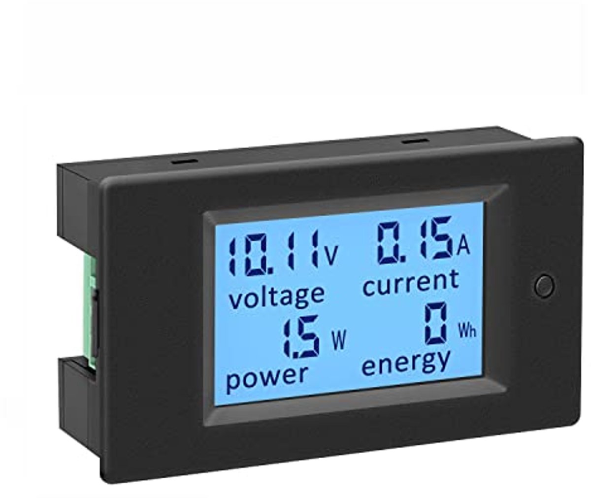 Digitale Ampèremeter Voltmeter Energie Meter DC 6.5-100V 100A Multimeter LCD