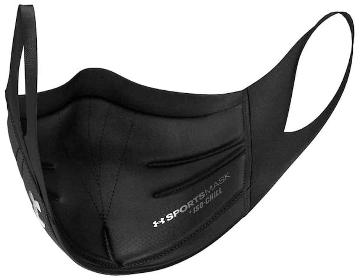 Sportmasker voor Volwassenen - Zwart/Wit (M/L)