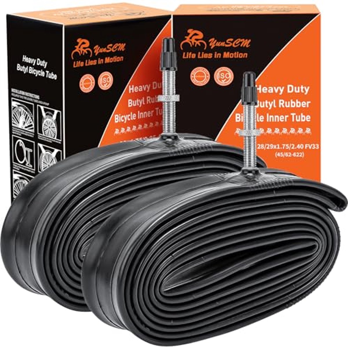 Verdikte binnenband 29" 1,75/2,40 FV33mm Presta-ventiel - Heavy Duty fietsbanden voor 28" en 29" fietsen