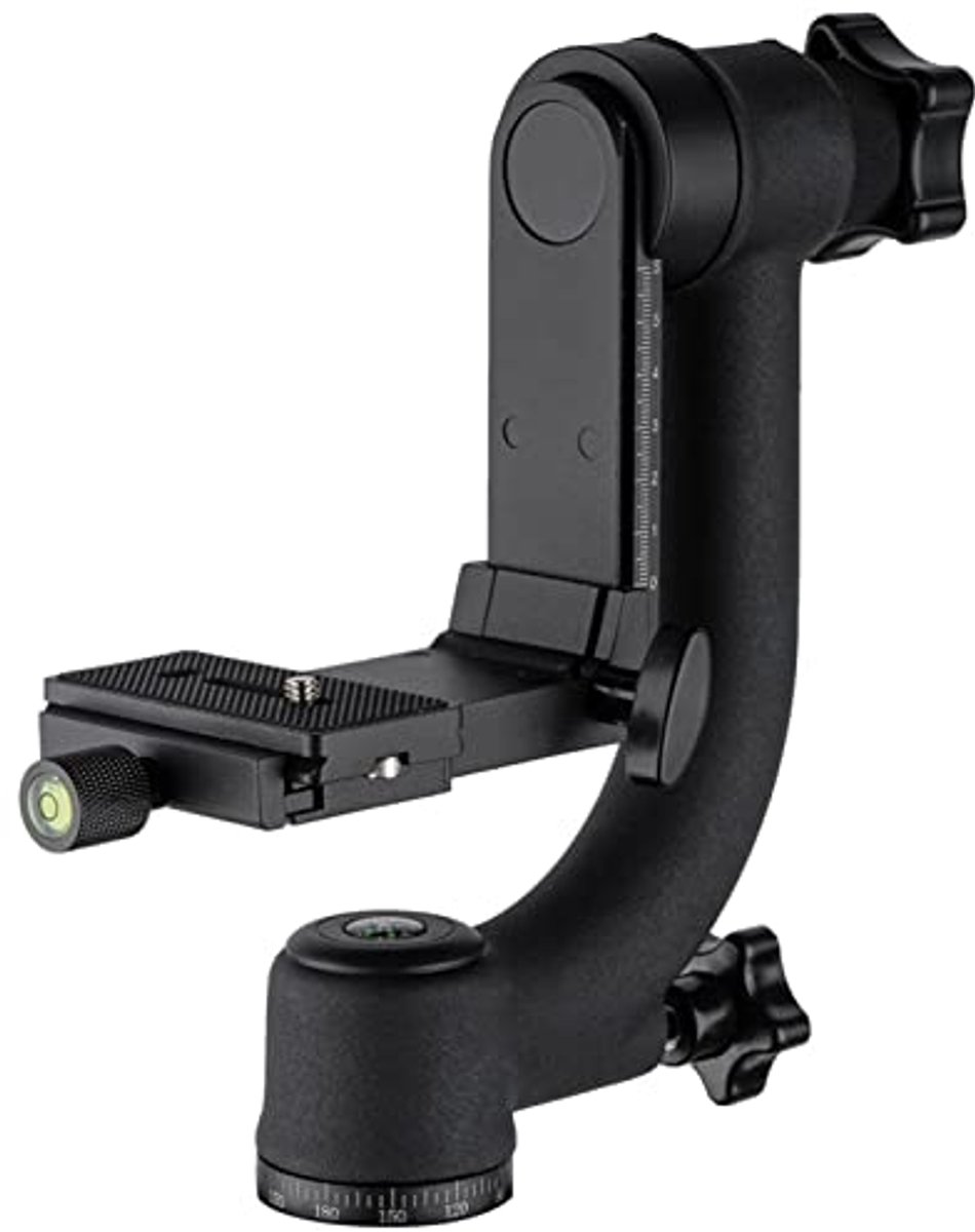 Professionele Heavy Duty 360 Graden Panorama Gimbal Statiefkop voor Digitale Camera - Geschikt voor Outdoor Fotografie