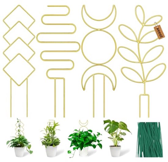 Trankielo - - Set van 2 stapelbare rankhekken voor klimplanten in de
