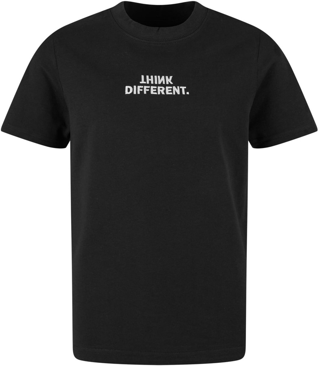 Mister Tee Think Different. EMB Kinder Tshirt Kids 146/152 Zwart