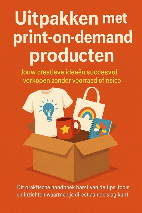 Uitpakken met print-on-demand producten - cover