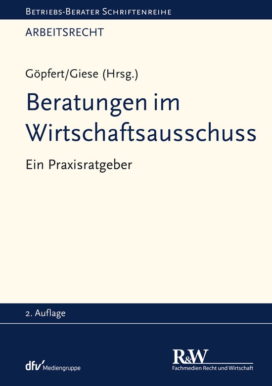 Betriebs-Berater Schriftenreihe/Arbeitsrecht - Beratungen im ... - cover