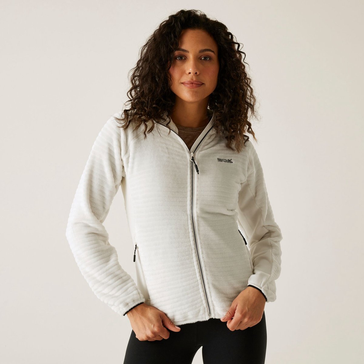 Fleece Dames Voor Wandelen Grijs