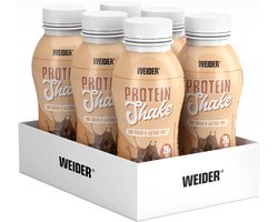 Weider Protein Shake (6x330ml) Milk Chocolate - Eiwitten - Eiwit RTD