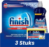 Finish Machinereiniger set - Glansspoelmiddel 170ml - Machinereiniger - Vaatwaszout 4kg