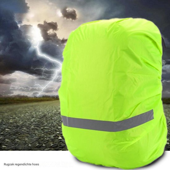 Housse De Pluie Pour Sac à Dos – Imperméable 2000 MPa, Bande Réfléchissante, Sangles Ajustables – Pour Randonnée, Escalade, Vélo, Neige Et Pluie