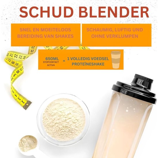 MKSS® Milkshake Machine - Milkshake Maker 8 in 1 - Milkshake Beker - 650ML van Merkloos — afbeelding 3