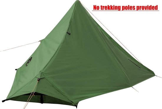 QPFO® Ultralichte Trekkingstoktent - Compacte Waterdichte Tent voor Kamperen en Fietsvakanties — afbeelding 3