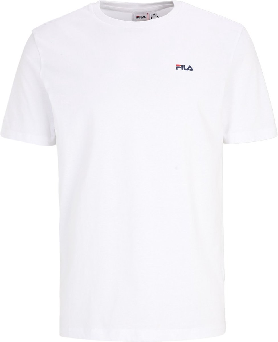 Fila Korte Mouw Shirt Brod Tee Dubbelpak -3XL Zwart