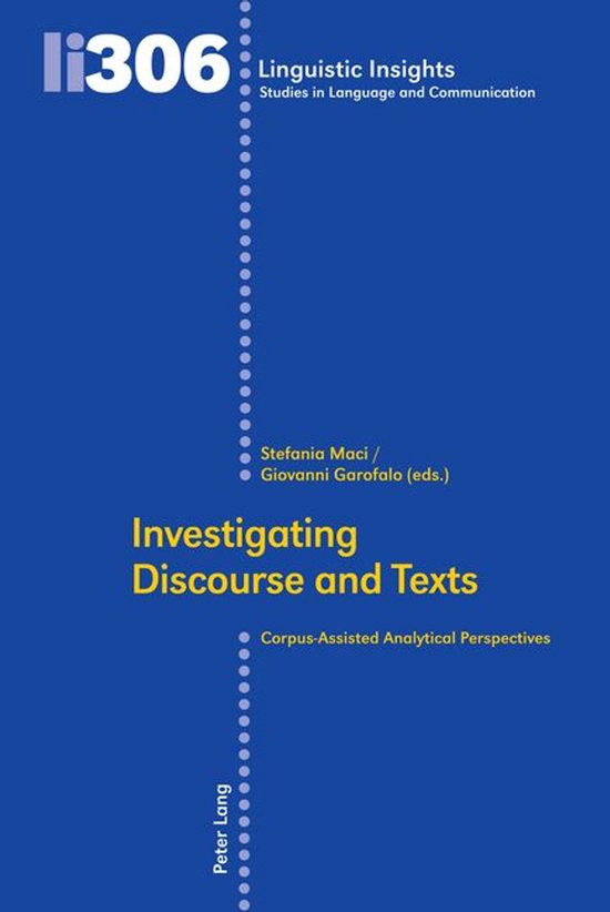 Linguistic Insights 306 - Investigating Discourse and Texts - cover