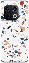 Case Company® - Hoesje geschikt voor OnePlus 10 Pro hoesje - Terrazzo N°4 - Soft Cover Telefoonhoesje - Bescherming aan alle Kanten en Schermrand