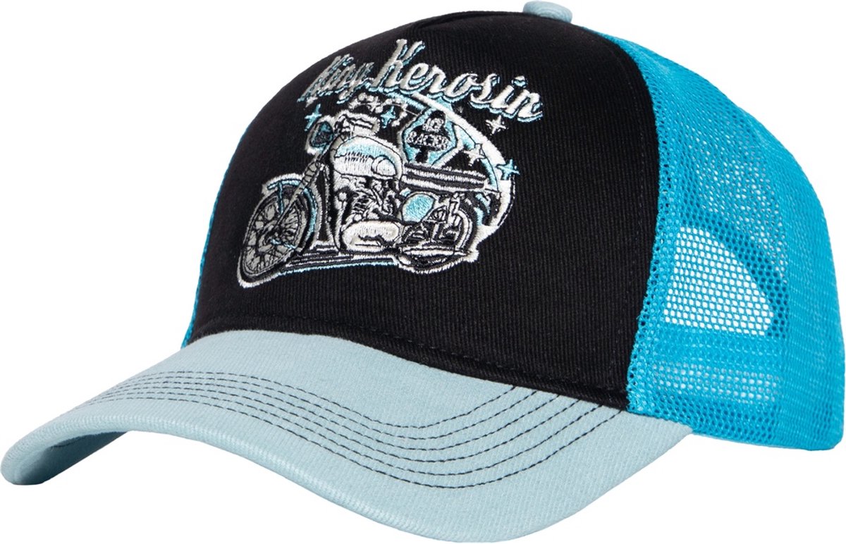 King Kerosin Trucker Cap ''Ace Racer'' KKI3C001 Black & Blue