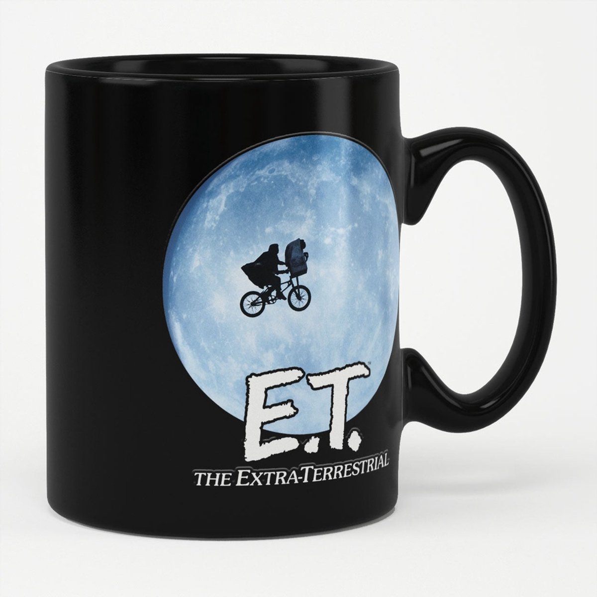 E.T. Tasse/Kaffeebecher Bike In The Moon Mug Black