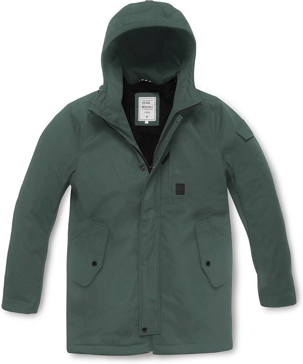 Vintage Industries Funktionsjacke Gus Parka Stone Grijs