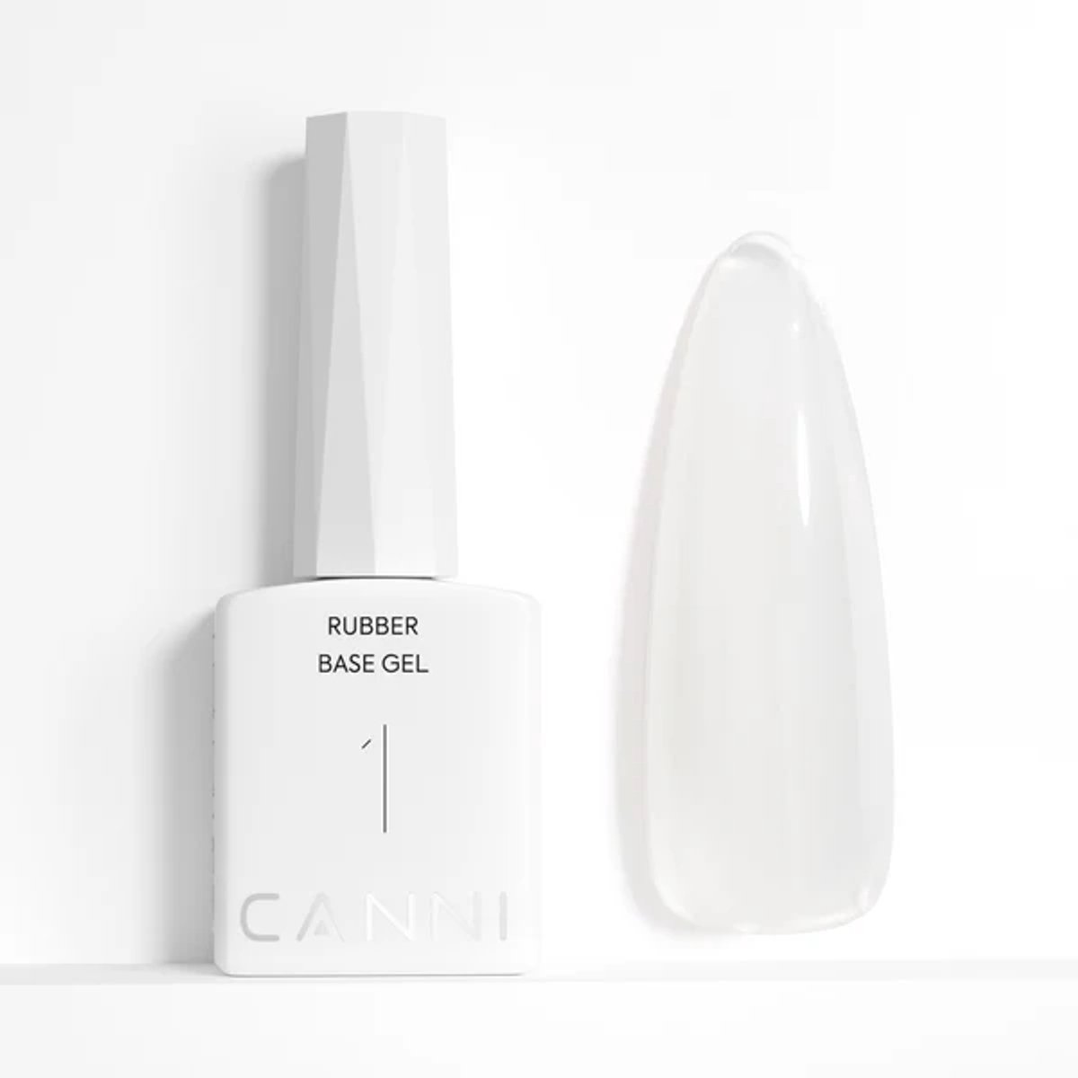 Canni Rubber Base UV Gellak Transparant - 9 ml - 01 - Rubber Base Coat - Rubber Base Gel - Rubber Base Gellac - Canni Gellak - Gellak Nagellak