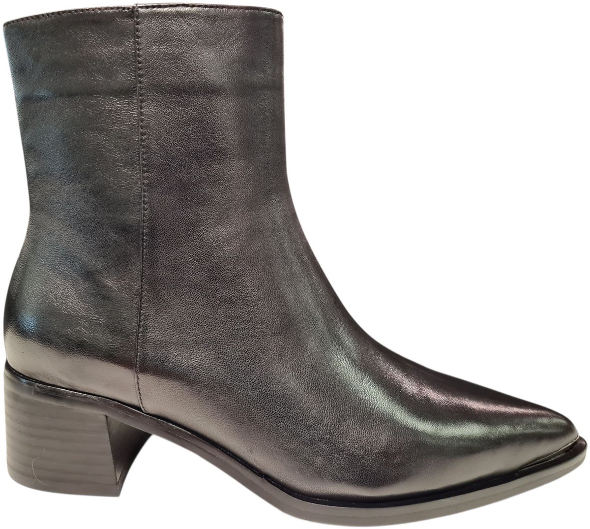 Bella Di Roma Zwarte Kalfsleren Dames Laarsjes - Zwart - 39