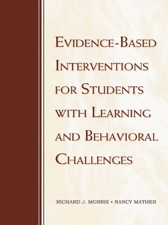 Evidence-Based Interventions for Students with Learning and  ... - cover