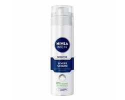NIVEA Men Scheerschuim Sensitive - 3 x 250 ml - Voordeelverpakking