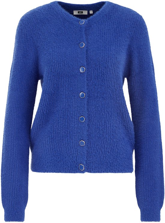 WE Fashion Dames Gebreid vest met structuur