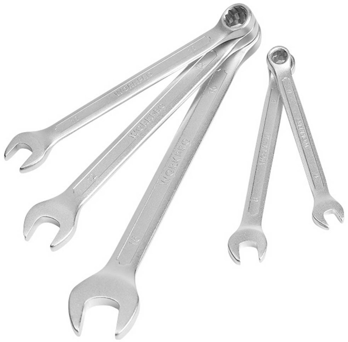 WorkPro WP202500 Ring-steeksleutelset 5-delig Sleutelbreedte (metrisch) 6 - 15 mm