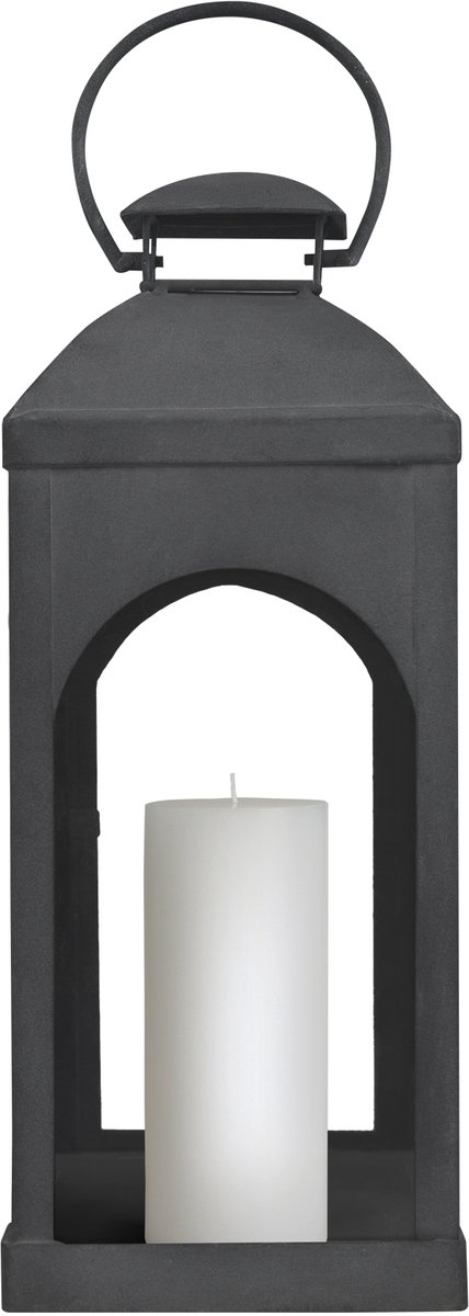 Capri Windlicht Antraciet Small