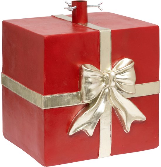 Base de sapin de Noël Fééric Lights et Christmas - 30x27x35cm - Rouge