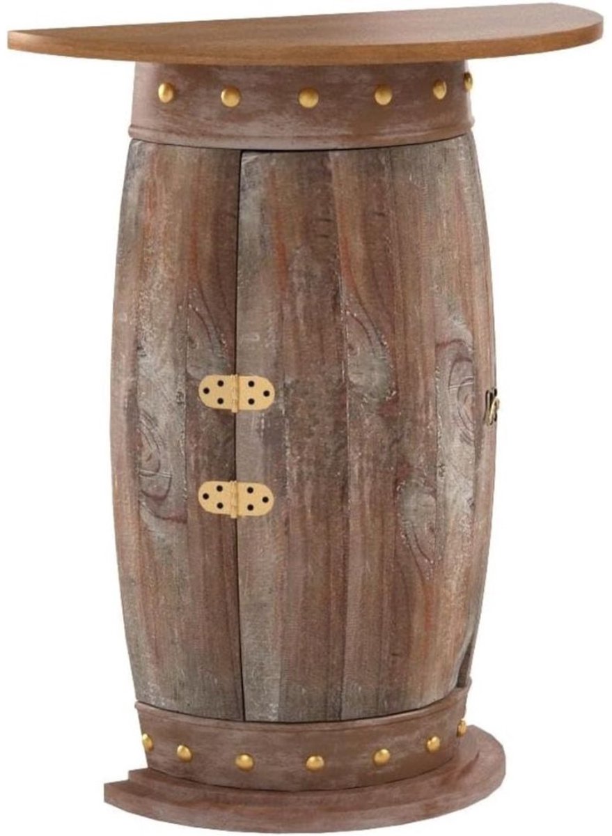 MKSS® Barkast - Drankkast - Barmeubel - 60x30x75cm - Donkerbruin