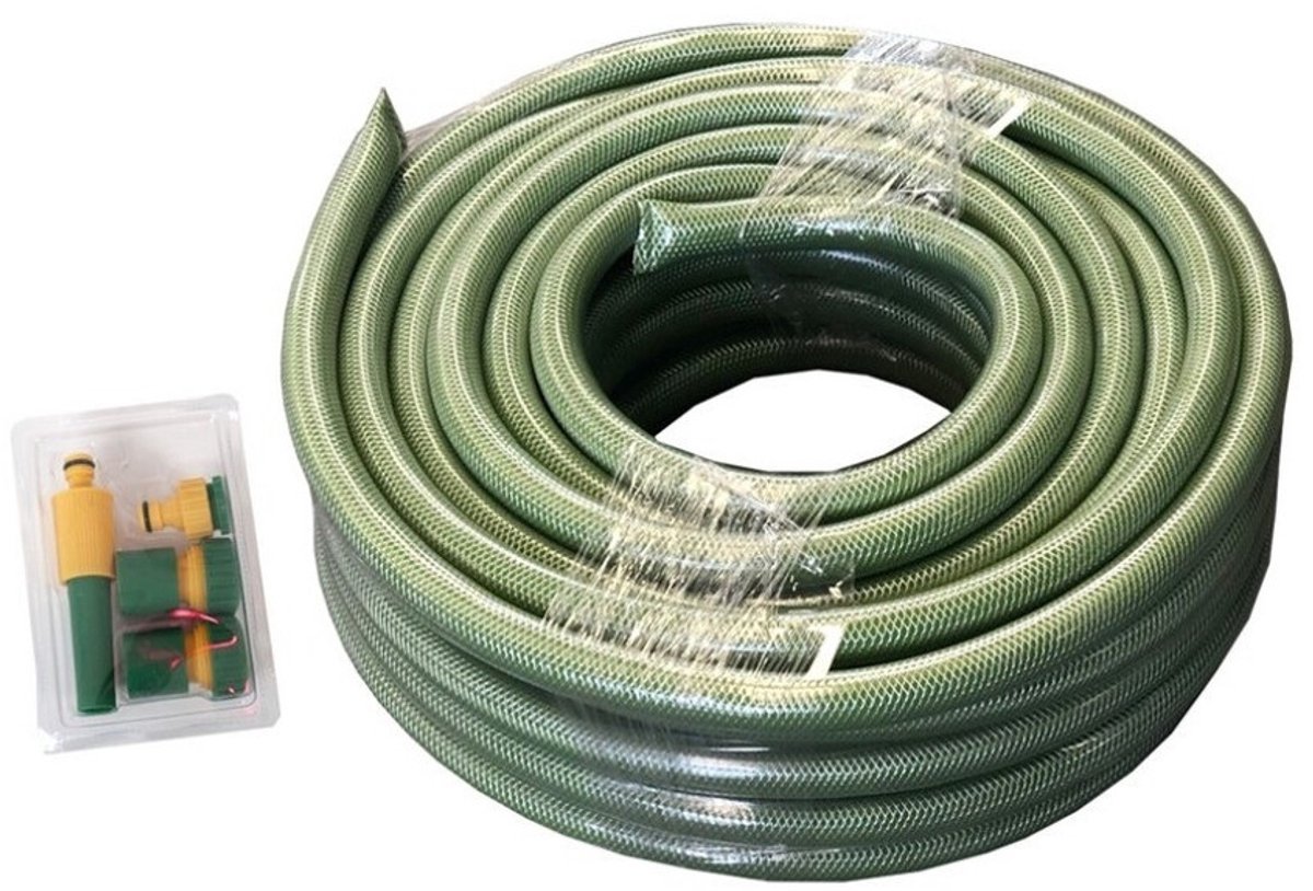 Gerimport Tuinslang set - met koppelingen en verstelbare spuit - 20 meter - tuinbewatering