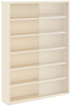 vidaXL - Vitrine de collection en bois - Marron - 40 x 8,5 x 54 cm - Contreplaqué