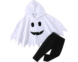 Halloween - Kleding - Halloween kostuum - Halloween kostuum voor kinderen - Spook kostuum - Zwarte Broek - Spookkostuum Cosplay - Voor Jongens - Meisjes