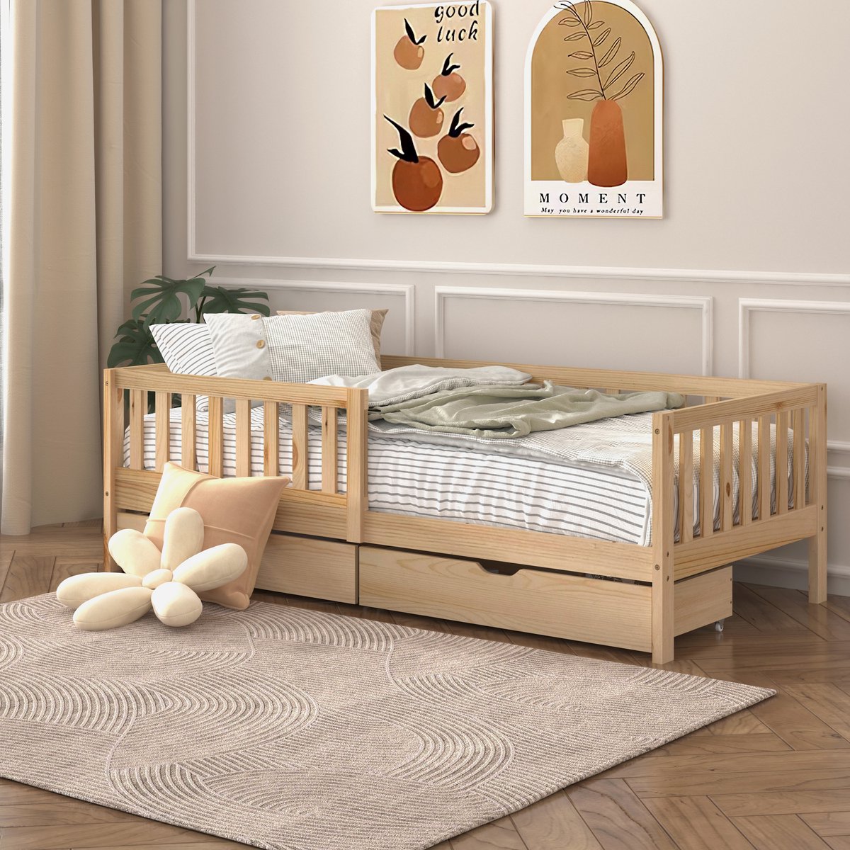 Sunny Isa Kinderbed 90 x 200 cm Naturel