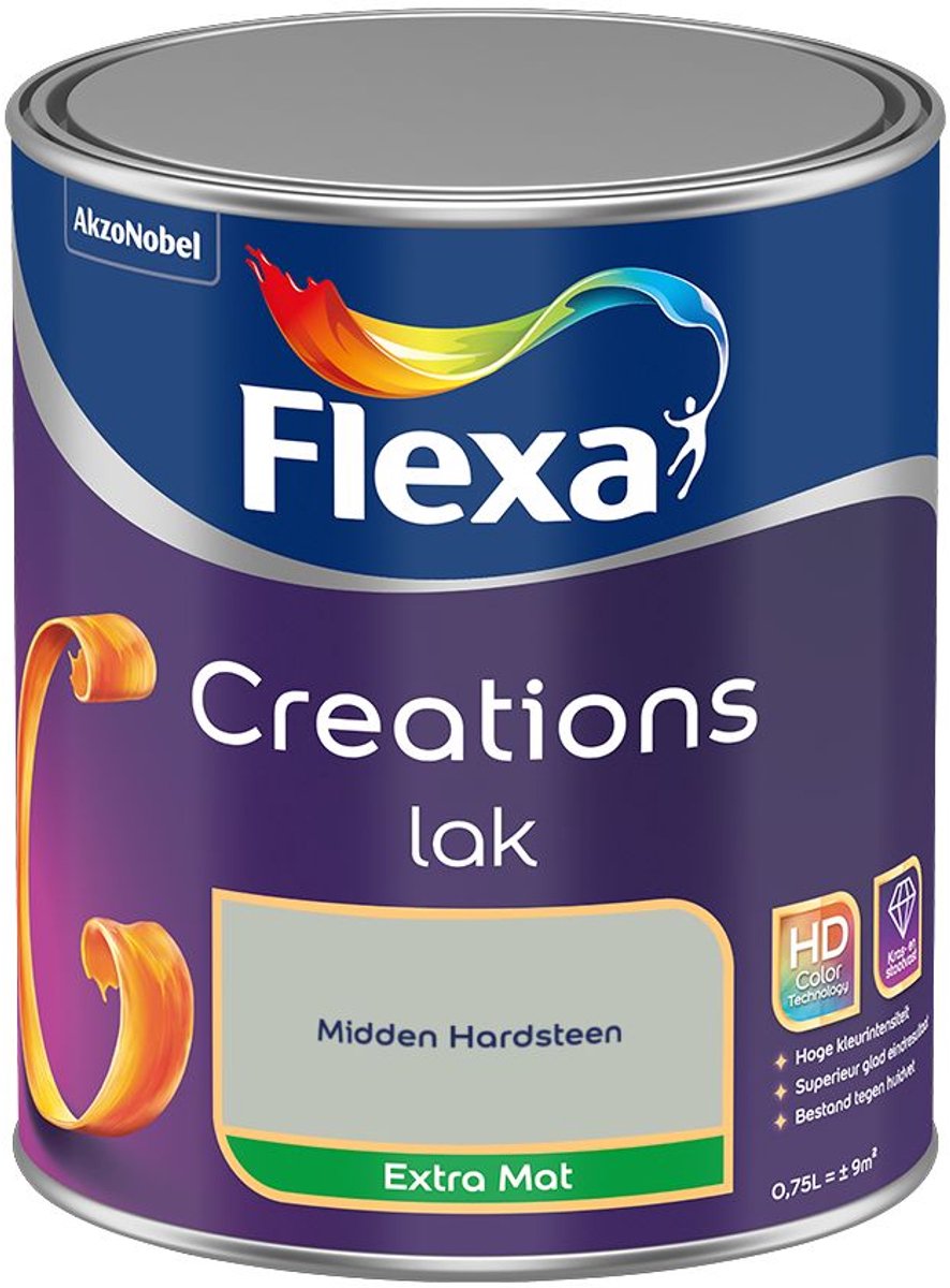 Flexa - Creations Lak Extra Mat - Midden Hardsteen - Mengverf - 0.75 L