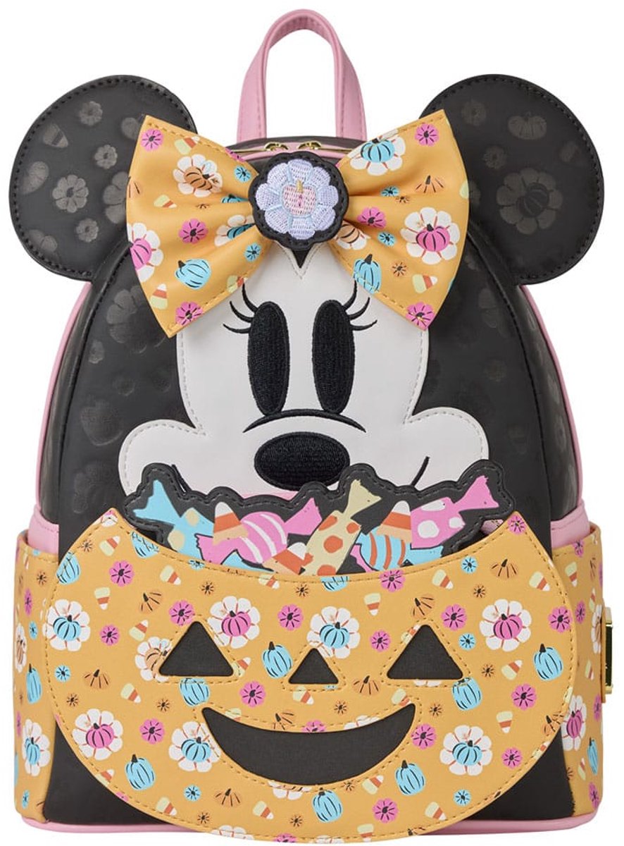 Disney Loungefly Mini Backpack Minnie Mouse Pumpkin