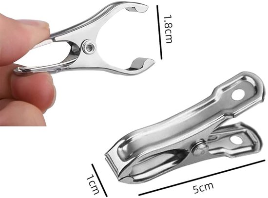 Stalen Kabelklemmen 3mm - 20 Stuks Roestvrijstalen Kabelklemmen M10 U Beugels Voor Kabels Zilverkleurig