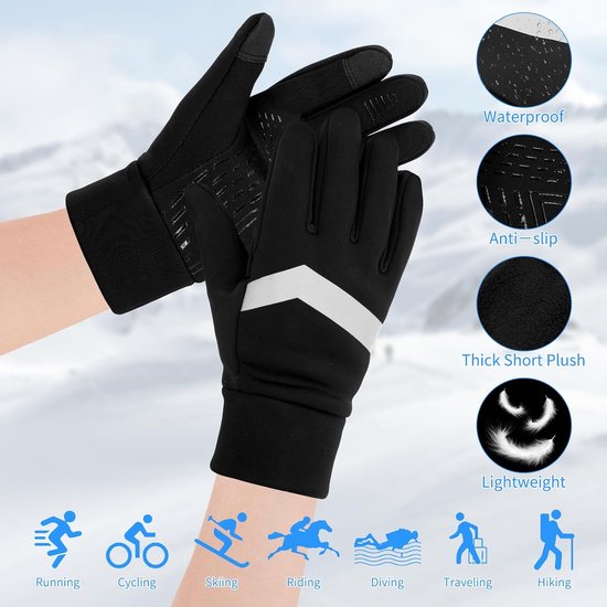 Herfst/winter Warme handschoenen voor de - Kinderhandschoenen - Lengte